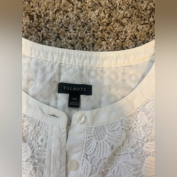Talbots White Blouse - Picture 2 of 3